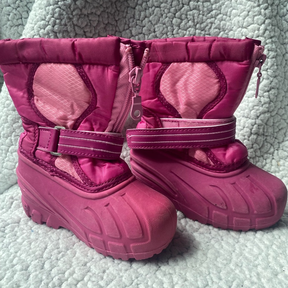 Pink Snow boots
